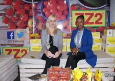 Joanell de Jager and Princess Mogale of ZZ2.