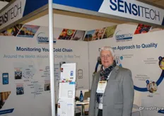 Christopher Ferrandi of Sensitech, providing temperature sensors, analysis and tracking.