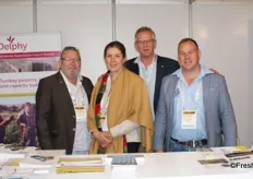 Philip Immerzeel (Svensson), Majella van der Arend (international project manager for Africa at Delphy), Herbert Stolker and Joe Coetzee, of Delphy.