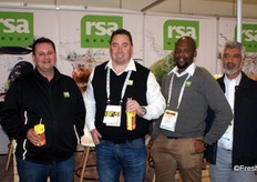 Marcello Bubalo, Geo van Zyl, Kholisa Nyalo and Main Daniels of the RSA Group.