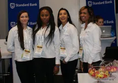 Georgia Viljoen, Asheeqah Parker, Nadege Bwanga and Robyn Myburgh of Standard Bank.