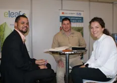 Ruben Mandean of the Land Bank with Juan Fourie and Erna du Plessis of Renlyn.