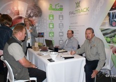 Robert Venema of Rosaly Farms with Raymond de Kock of Paltrack and Henrik Albert of Rosaly Farms.