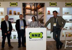 Mark Kröber of Coldpack, Jacques Coetzee (export manager at NNZ), Anita Coetzee and AC Koch, both of NNZ too.