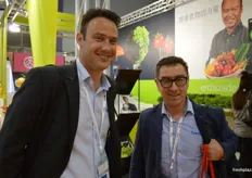 Cameron Carter and Michael Franks from Seeka were visiting the tradefair.