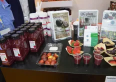 They were here with Queen Garnet probiotic, QG plum nectar red limes at the Harrowsmith stand.