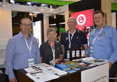 Barisha Batinich from Valley Fresh Cherries with Madelein and Peter Kennedy and Trevor Hall from Hallmark Cherries.