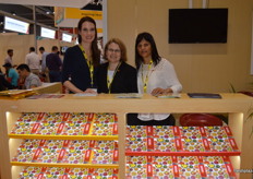 The lovely ladies at the South African who work hard to make sure visitors are taken care of. Tina-Louise Rabie - PPECB, Marletta Kellerman - FPEF and Junette Davids - PPECB.