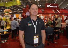 Tim Altham from Pick Mee apples was at the show. Pick Mee will be opening their new state of the art packhouse in November.