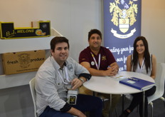 Dand and Bruno Capogreco and Carla Damianco at Capogreco Bros, the company now has a 12 month melon production in Western Australia.