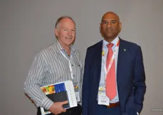 Justin Chadwick from Citrus Growers South Africa with Lucien Jansen from the PPECB.