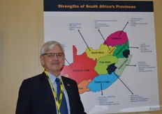 Anton Kruger from South Africa's FPEF promoting the country's exports.