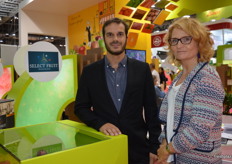 Fabien Bessonnet and Nina Ponthou from Select Fruit.