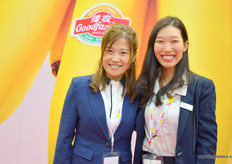 Sophy of Goodfarmer together with Winsy Fung of the Messe Berlin.