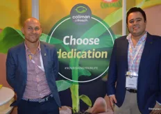 Allfresch were together with Coliman on a stand after a recent partnership announcement. Andrew Sperling from Allfresch with Jorge Angel Aguilar from Coliman.