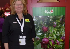 Jamiee Burns from JR's Orchards was at the show for the first time and was kept very busy.