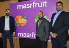 Mohamed Gonbour, Zine Zouggari and Hamdy Ahmed at MasrFruit. Promoting Egyptian oranges into China, the company exported a small amount this season and it was very successful.