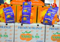 Premium orange citrus brands of Yang's Citrus. TopSweet is sold both on the Chinese domestic market and exported.