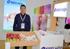 Bill Li, sales manager at Jining Trans-High Trading, exporter of Chinese fruits and vegetables.