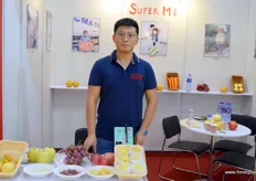 Max Liu of Chinese fruit producer and export company Shandong Super Me Import & Export.