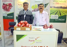 Sangle's Farm Fresh with Prashant Dhage and Rajaram Sangle, the company's director.