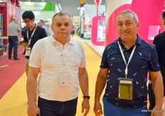 Small Russian delegation with Akhmed Musaev, president, and Asif of Akhmed Fruit Co. The company is head quartered in Saint-Petersburg.