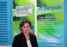 Export Manager Naz Akbulut of Serpak (Turkey); Serpak is looking for more opportunities in both Asia and South America.