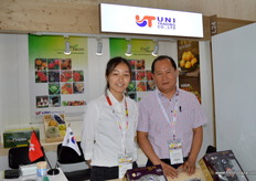 Uni Trading Co. President Doo-Sung Cheon with a colleague (South Korea)