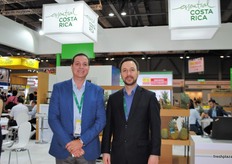 Álvaro Piedra and Jose Pablo Rodriquez from Procomer Costa Rica. This was the first year Costa Rica was present at the Asia Fruit Logistica with a pavilion.