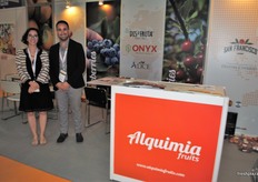 Sandie Calestroupat and Lázaro Cruz from Alquimia Fruits in Spain.
