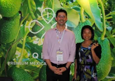 Daniel Wasserteil and with his help during the exhibition from QIWO, Premium Mexico Fresh Produce. A new company that only started in April. Starting with exporting avocados to the Asian market.