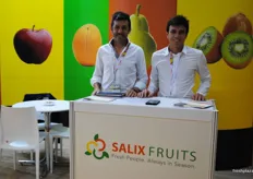 The brothers Juan and Manuel from Salixfruit, one of the new exhibitors this year.