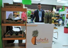 Sadi Cohen from the Isabella Fruit Company from Costa Rica, exporting pineapples.