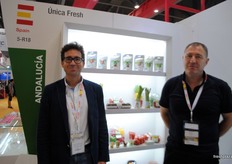 Diego Calderón and Jesús Aragón from Unica Fresh, as well from Spain