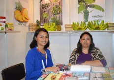 Vice President Export Liza Guinto with Export Manager Jennifer Palmera of SL Agrifood Corporation (Philippines).