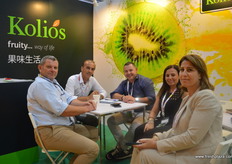 At the Kolios stand (Greece)