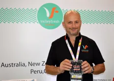 Anton Masutti, director of ValleyFresh New Zealand; ValleyFresh is currently busy with their blueberry season.
