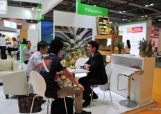 Juan José Bolaños from Piñaalbo in a meeting