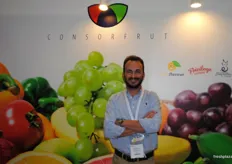 David Reynau from Consorfrut from Spain. However, as Argenti Lemon from Argentina is part of the some group it was a shared stand.