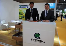 Coexco from Argentina is being represented this year by Andres Fraga and the president Rafael Gomila.