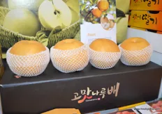 Pears from Korea