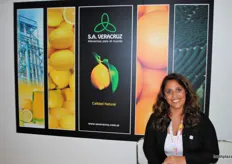As well the Director Maria Victoria Seleme from SA Veracruz, Argentina was happy to promote their citrus.