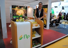 Ana Andrade from FLP - Ecuador. Exiting to start exporting their pitahaya to the United States which has recently become possible.