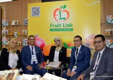 The Fruit Link family: Marketing Director Shereen Mahmoud, Managing Director Mahmoud Osman, Accountant Asmaa Osman, Sales Rep. Samir Adel and Sales Director Ayman Bayoumy.