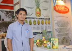 Yusri Yusop for Kulim Berhad (Malaysia); the company uses Melita as their brand for pineapples.