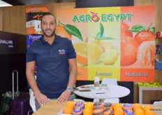"The charming Ahmed Ghallab, Board Member, Agro Egypt; "Okay" and "Princess" are Agro Egypt brands for the Chinese market."