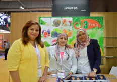 The women of 3Fruit Egypt: Lamiaa, Samah and Fatema