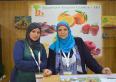 Basma Hassan El Banna and Faten Fouad of HB Egyptian Export Center (Egypt)