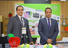 Nourtick Egypt Operation Director Mohamed Seoudi with Commercial Manager Mahmoud Abdelrahim; a well known packaging and labelling company in Egypt.