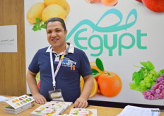 Mohammed Fathy of Agricultural Export Council (Egypt), the man who is always on the run in organizing trade fairs and exhibitions.